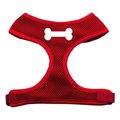 Unconditional Love Bone Design Soft Mesh Harnesses Red Small UN760846